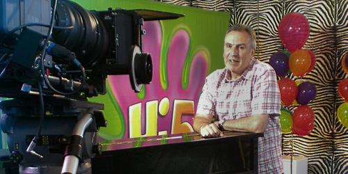 On set with Hi-5