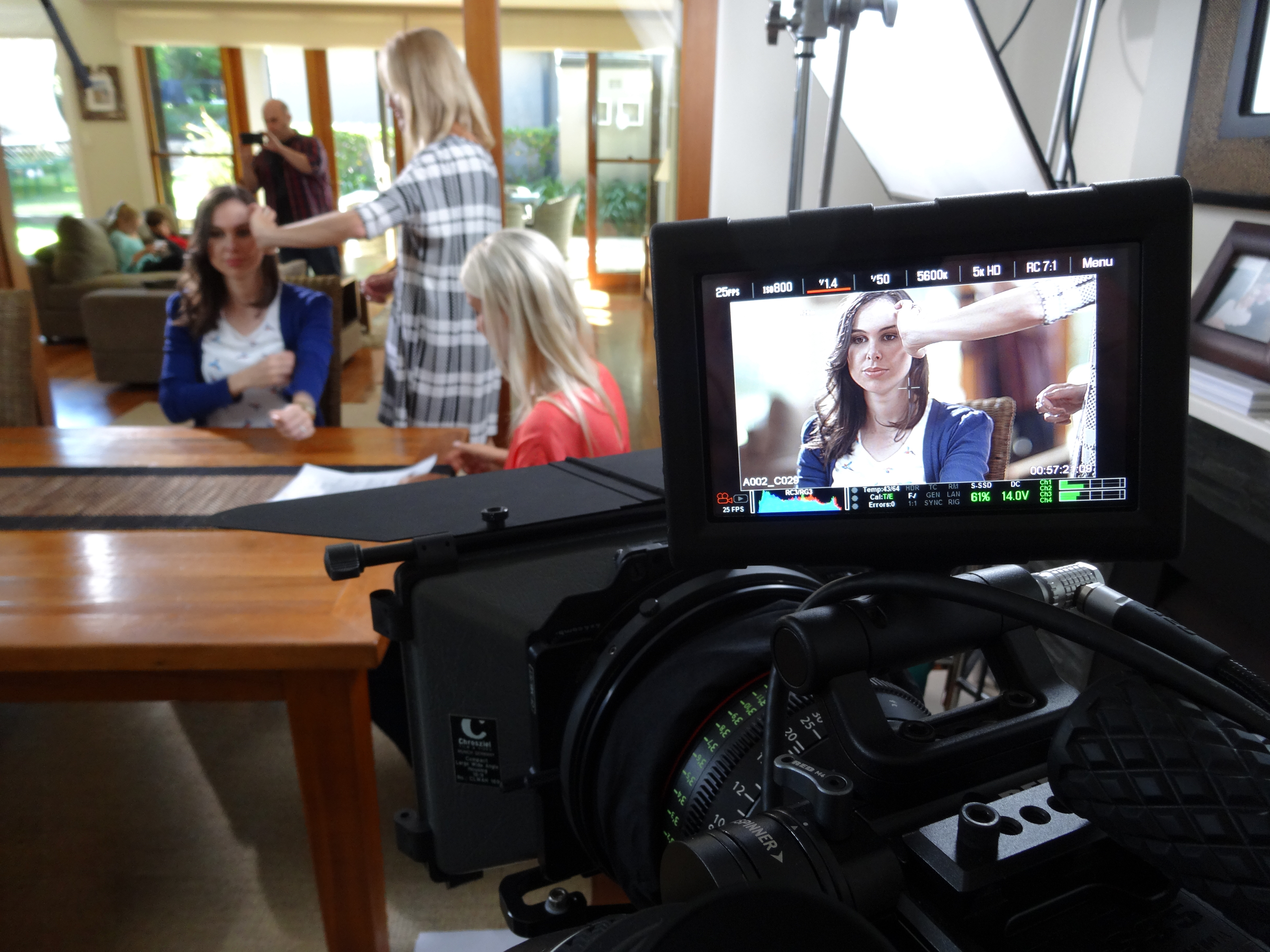 Good professional video cameraman